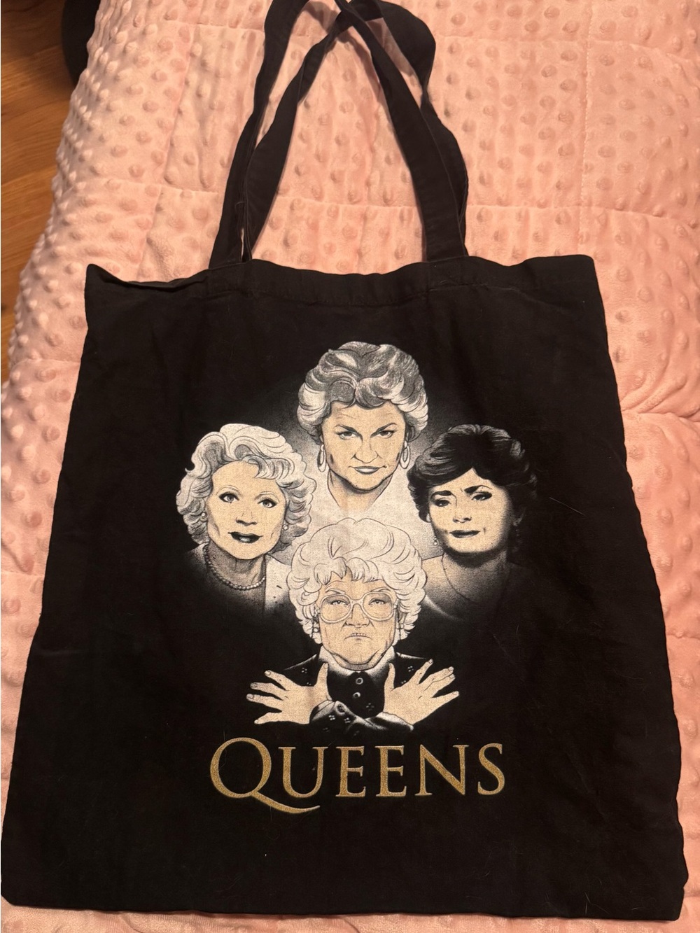 The Golden Girls Graphic Tote Bag - Black